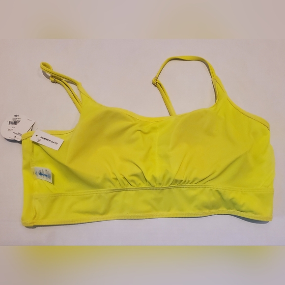 Decree Women's Sports Bralette XXl Stunning Yellow - Picture 2 of 2